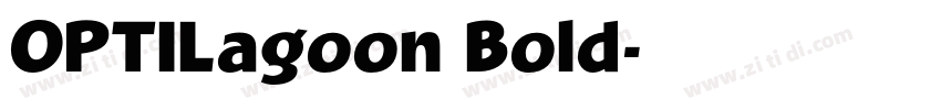 OPTILagoon Bold字体转换
